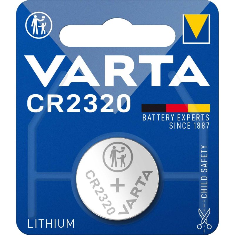 PILE BOUTON VARTA Cr2320 Lithium 3v Blister X1 6320101401