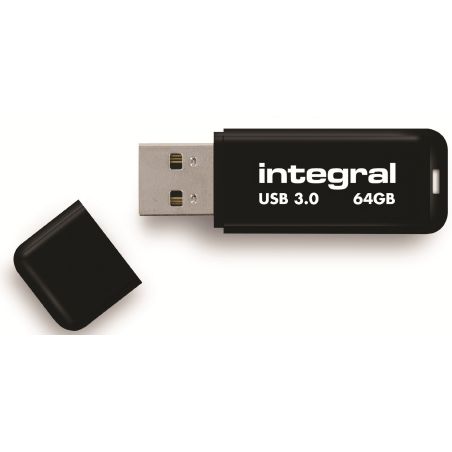 CLE USB INTEGRAL Cle Usb 3 0 Neon Noir 64go CLE USB 30 64 GB