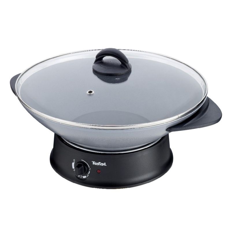 TAJINE ET WOK ELECTRIQUE TEFAL PEM Wok+fondue 1200w Therm Noirar WK302013