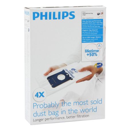 SAC ASPIRATEUR ET FILTRE PHILIPS DOMESTIC APLLIANCES PMOBILO EXP CITY 4sacs S Bags FC 8021/03