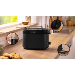 GRILLE PAIN TOASTER BOSCH PAM Mymoment 950w 2fentes Noir TAT2M123