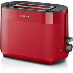 GRILLE PAIN TOASTER BOSCH PAM Mymoment 950w 2fentes Rouge TAT2M124