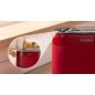 GRILLE PAIN TOASTER BOSCH PAM Mymoment 950w 2fentes Rouge TAT2M124