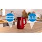 BOUILLOIRE BOSCH PAM Mymoment 1,7l 2400w Rouge TWK1M124