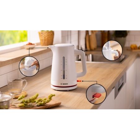 BOUILLOIRE BOSCH PAM Mymoment 1,7l 2400w Blanc TWK3M121