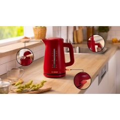 BOUILLOIRE BOSCH PAM Mymoment 1,7l 2400w Rouge TWK3M124