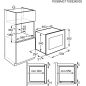 MICRO ONDES GRILL ENCA ELECTROLUX ENCASTRABLE 20l 800w Ttint 5puis Meca Noir KMSD203TMX