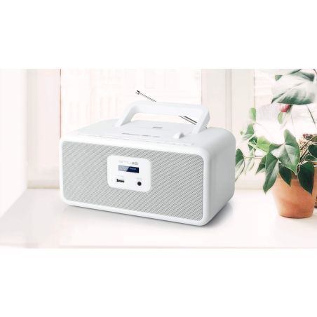 RADIO CD MUSE Dab+fmcdrwmp3 Usb Bt Blanc M 32 DBW