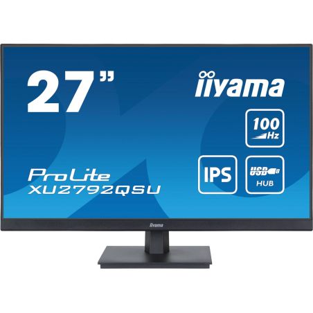 MONITEUR (MONIXPOUCE) IIYAMA 27 Ips 100hz 0,4ms Usb-hubx4 2 XU2792QSU-B6