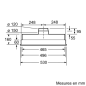 GROUPE BOSCH ENCASTRABLE Ser4 53cm 363m3 2mot 56db C Ar DHL 555 BL