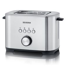 GRILLE PAIN TOASTER SEVERIN 2fentes Xl 800w Elec Inoxnoir AT2620