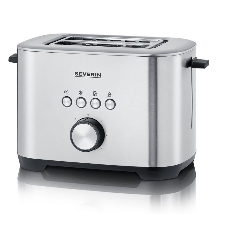 GRILLE PAIN TOASTER SEVERIN 2fentes Xl 800w Elec Inoxnoir AT2620