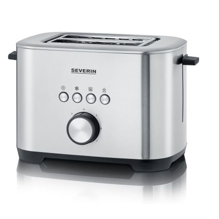 GRILLE PAIN TOASTER SEVERIN 2fentes Xl 800w Elec Inoxnoir AT2620