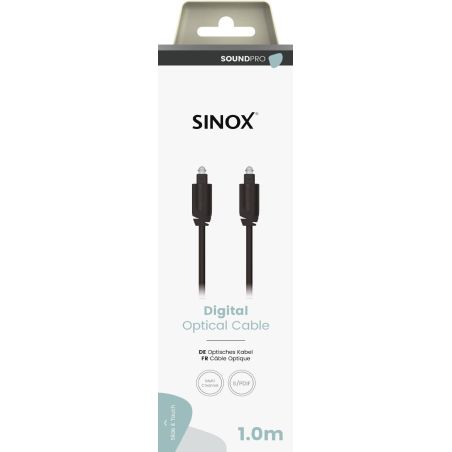 CABLE AUDIO SINOX Cable Optique Toslink M-m 1m SXA05001