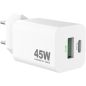 BLOCS MULTIPRISES ET RALLONGES SINOX Chargeur Mural Usb-a+usb-c 45W SXP6045 BLOCS MULTIPRISES ET RALLONGES SINOX Chargeur Mural Usb-a+usb-c 45W SXP6045