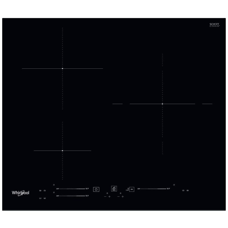 TABLE A INDUCTION WHIRLPOOL INTEGRABLE 3ind Dt 1 28cm 60cm 7200w Slid WSS6360BF