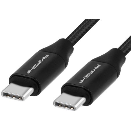 CONNECTIQUE DATA AKASHI Usb-c Noir 3a 20w 1 5m Usb-c ALTCABLTCTCBLK