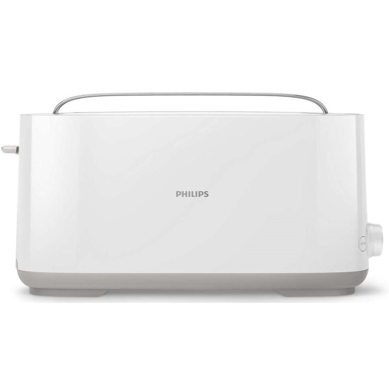 GRILLE PAIN TOASTER PHILIPS DOMESTIC APLLIANCES Daily 1fente Longue Blanc HD 2590/00