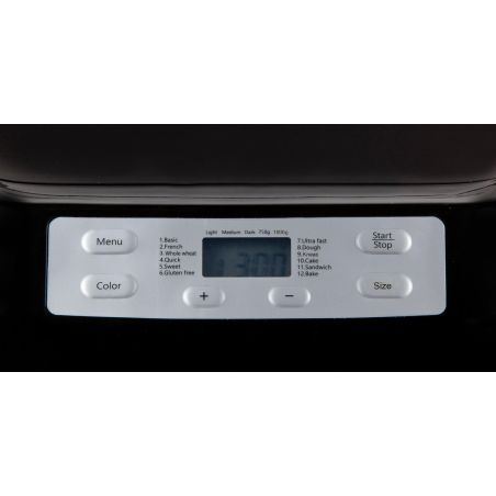 MACHINE A PAIN DOMO 750g1kg 12prog Timer12h Noir B3974