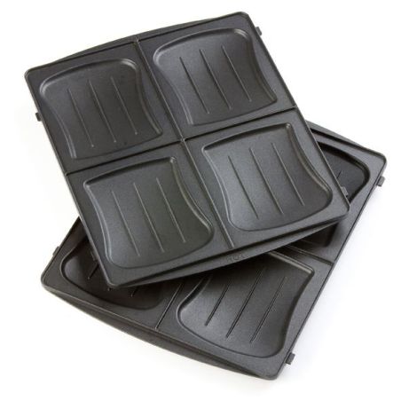 GAUFRIER ET CROQUE MONSIEUR DOMO Croque Famille 1200w Plaques G DO9046C