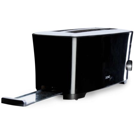 GRILLE PAIN TOASTER DOMO 1350w Large 2fentes 7posit Noi DO961T