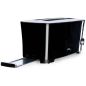 GRILLE PAIN TOASTER DOMO 1350w Large 2fentes 7posit Noi DO961T