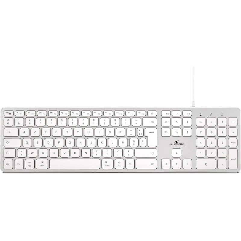 CLAVIER (CLAVEINFO) BLUESTORK Clavier P Mac Filaire Layout KB-MAC-W/FR