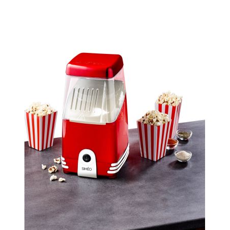 PREPARATION DESSERT SIMEO Machine Pop Corn 1200w 60g Rou FMP350