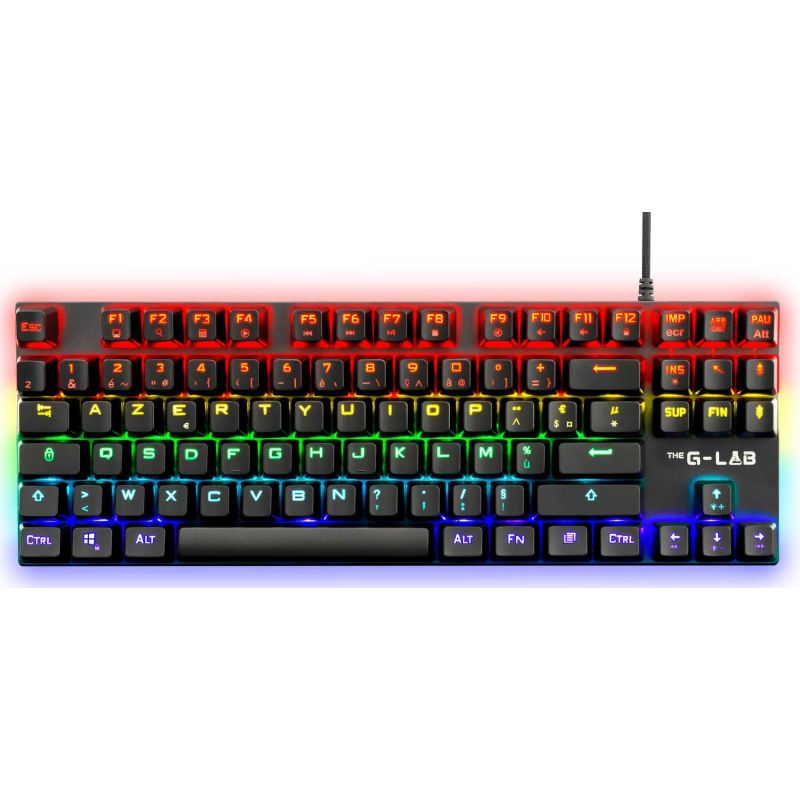 CLAVIER GAMING THE G-LAB Clavier Jeu Mecanique Tkl Disp KEYZ-MERCURY-B/FR CLAVIER GAMING THE G-LAB Clavier Jeu Mecanique Tkl Disp KEYZ-MERCURY-B/FR