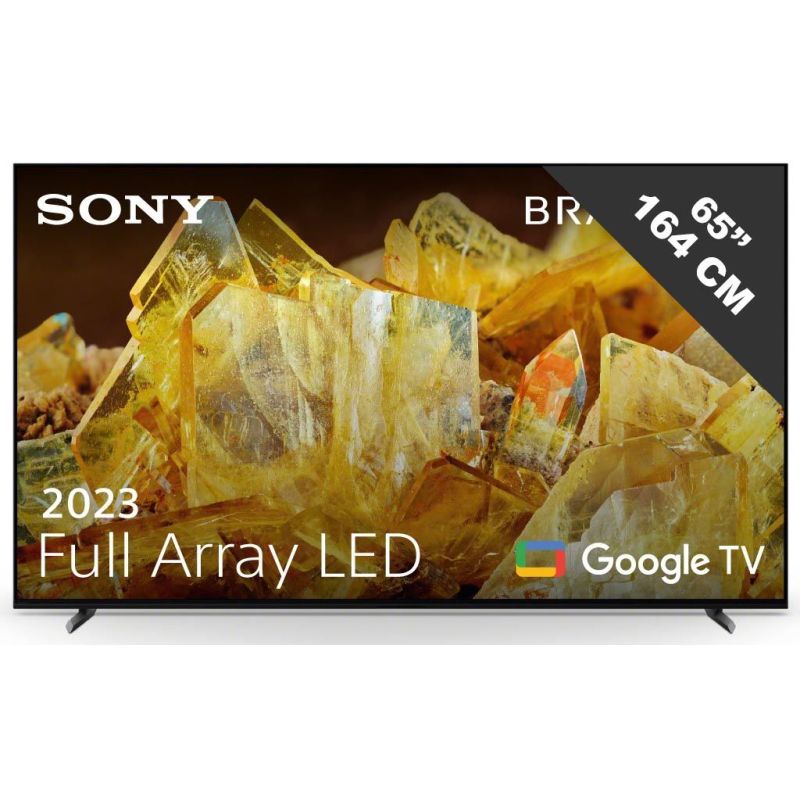 TELE LED DE + DE 65 SONY BRUN 4K HDR 164 Xr Googletv 2hdmi G XR65X90LAEP