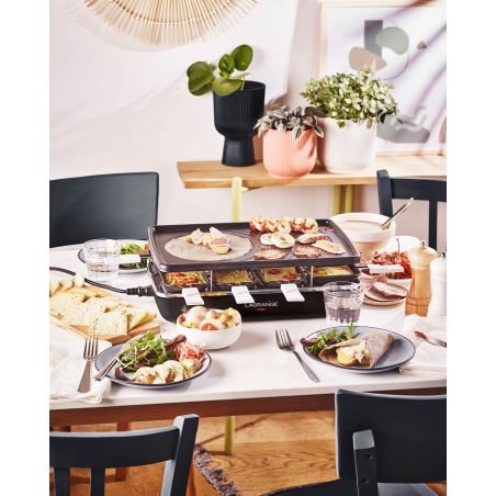 RACLETTE LAGRANGE Raclettegrillcrep 1200w 8per 179301