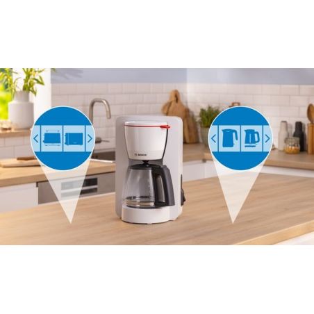 CAFETIERE FILTRE BOSCH PAM Mymoment 15t 1,25l 1200w Blanc TKA2M111