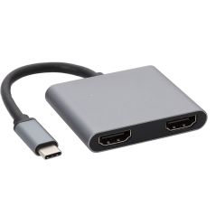 CONNECTIQUE INFORMATIQUE () ITC ERARD CONNECT Adapt Usb C Male Vers 2 Hdmi F 722469