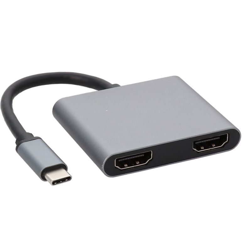 CONNECTIQUE INFORMATIQUE () ITC ERARD CONNECT Adapt Usb C Male Vers 2 Hdmi F 722469