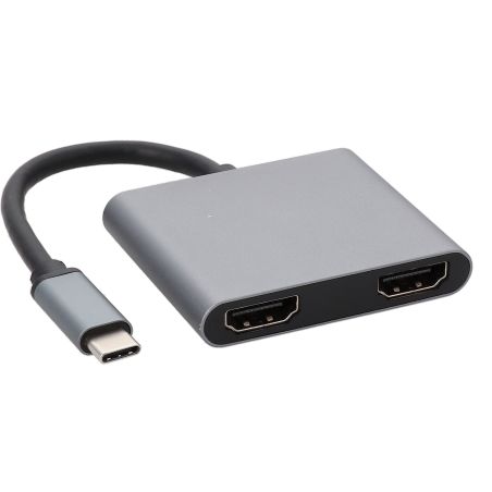 CONNECTIQUE INFORMATIQUE () ITC ERARD CONNECT Adapt Usb C Male Vers 2 Hdmi F 722469