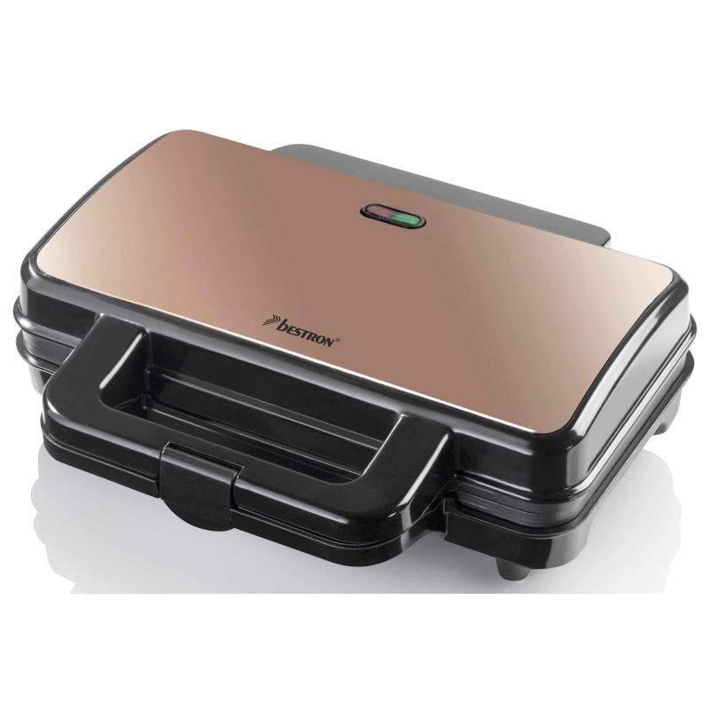 GAUFRIER ET CROQUE MONSIEUR BESTRON Cooper Croque Mr Xl 900w Noir ASM90XLCO