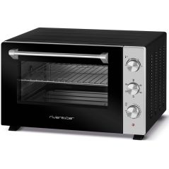MINIFOUR ET ROTISSOIRE RIVIERA 60l 5modes 2200w Inoxnoir Mat QFR 600