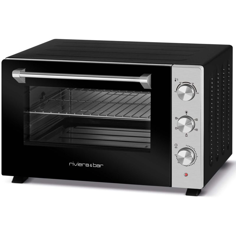 MINIFOUR ET ROTISSOIRE RIVIERA 60l 5modes 2200w Inoxnoir Mat QFR 600