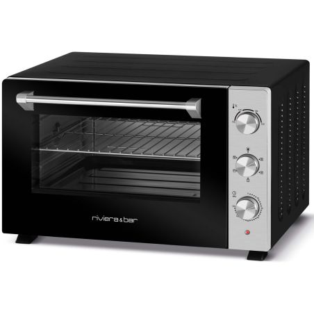 MINIFOUR ET ROTISSOIRE RIVIERA 60l 5modes 2200w Inoxnoir Mat QFR 600
