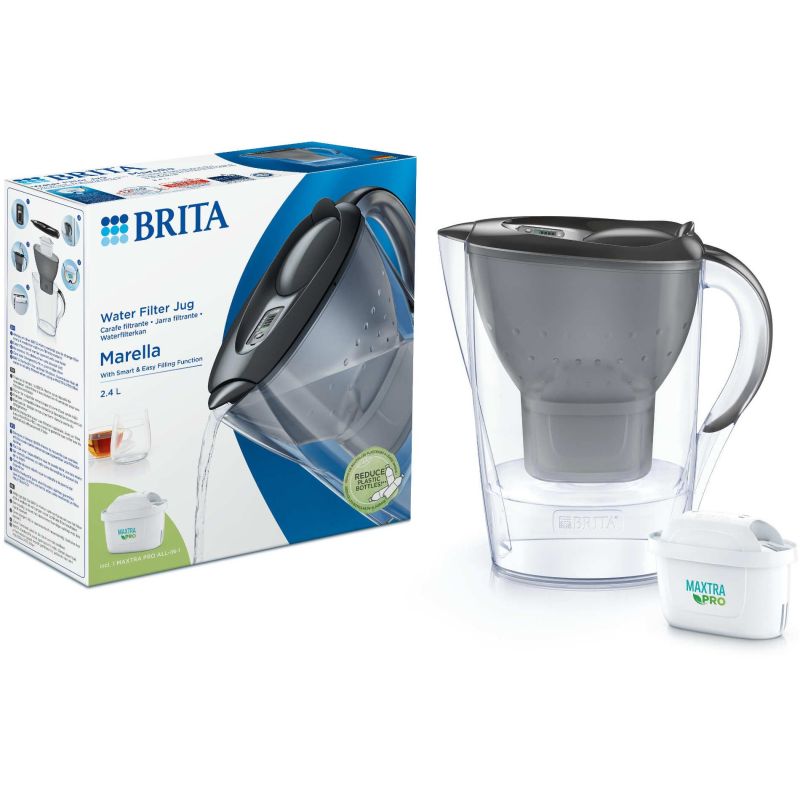CARAFES FILTRANTES BRITA Marella Graphite 2,4l +1 Maxtr 1051121