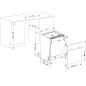 LAVE VAISSELLE TT INTEGRE 45CM BRANDT ENCASTRABLE 10c 6pr 5t Dd 47db EC VS 1010 J
