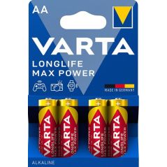 PILE ALCALINE ET PHOTO VARTA Lr06 Longlife Maxpower Blister 4706101404