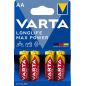 PILE ALCALINE ET PHOTO VARTA Lr06 Longlife Maxpower Blister 4706101404