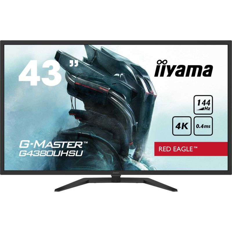 ECRAN PC GAMING IIYAMA 43 G Master Red Eagle 4k 0,4ms G4380UHSU-B1
