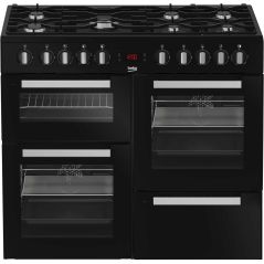 PIANO CUISSON DESSUS GAZ BEKO MENAGER 100x60 6gaz+1wok 2fours+1gril PF335325DB