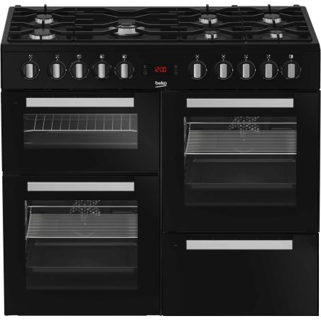 PIANO CUISSON DESSUS GAZ BEKO MENAGER 100x60 6gaz+1wok 2fours+1gril PF335325DB