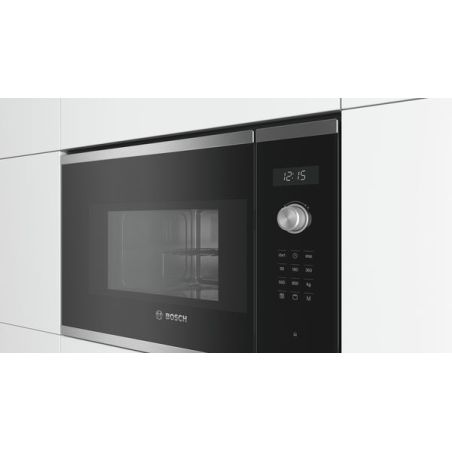 MICRO ONDES GRILL ENCA BOSCH ENCASTRABLE Ser6 20l Gril Elec 8pr Inox BEL 524 MS 0
