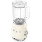BLENDER NON CHAUFFANT SMEG PEM 1,5l 800w 4vit 4pr Creme BLF03CREU