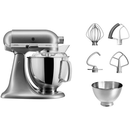 ROBOT PATISSIER KITCHENAID PREMIUM Artisan 300w Bol4,8l+3l Inoxg 5KSM175PSECU