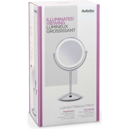 BEAUTEBIEN ETRE BABYLISS Miroir Lumineux 2faces Gross D 9436E